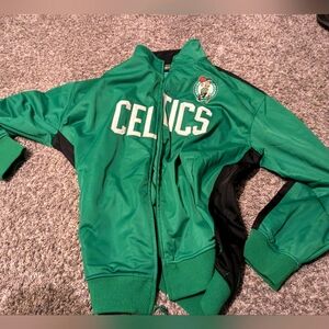 Vintage Boston Celtics Majestic Big Man Jacket Mens 3X